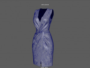 elegant dress 3Dモデル