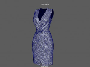 elegant dress 3D Model