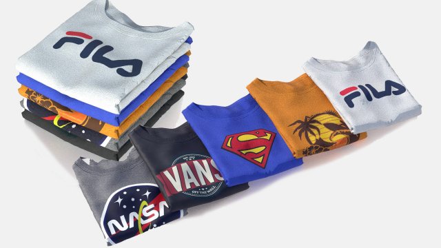 folded t-shirt 3D Модель .c4d .max .obj .3ds .fbx .stl .blend 