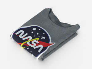 folded t-shirt 3D Модель