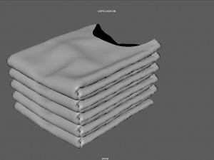 folded t-shirt 3D Модель