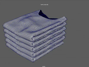 folded t-shirt 3D Model