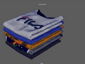 folded t-shirt 3D Model