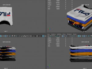 folded t-shirt 3D Модель