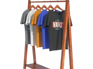 hanged t-shirt 3D Model