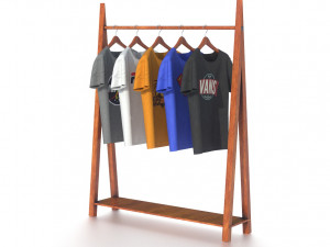 hanged t-shirt 3D Model