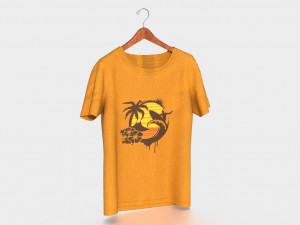 hanged t-shirt 3D Model