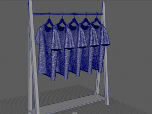 hanged t-shirt 3D Model