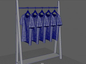hanged t-shirt 3D Model