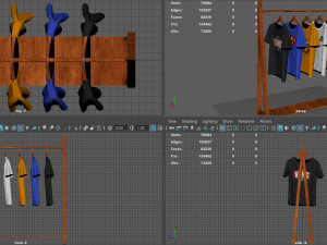 hanged t-shirt 3D Model