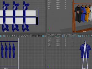 hanged t-shirt 3D Model