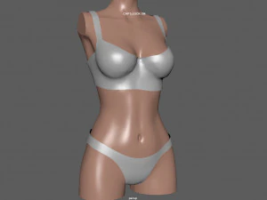 womens underwear 3D Model