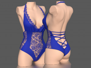 lace body 3D Модель