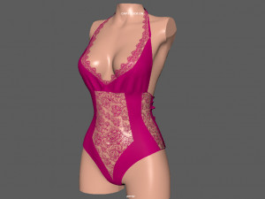 lace body 3D Модель