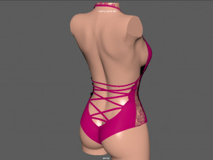 lace body 3D Модель