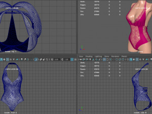 lace body 3D Модель