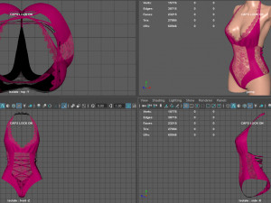 lace body 3D Модель