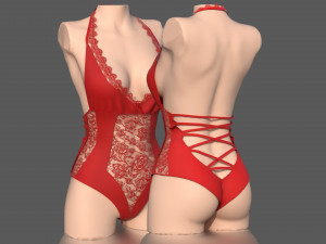 lace body 3D Модель