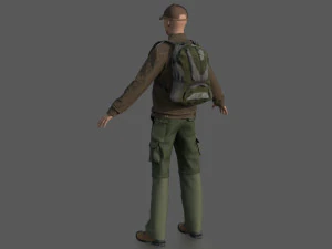 casual clothing pack 3D Model