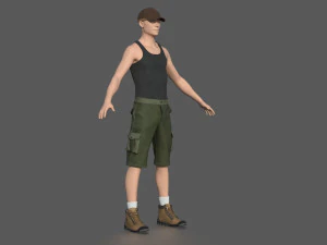 casual clothing pack 3D Model