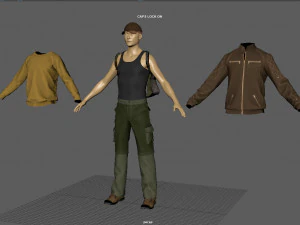 casual clothing pack 3D Model
