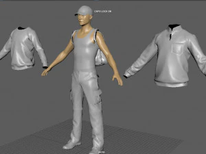 casual clothing pack 3D Model