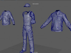 casual clothing pack 3D Model