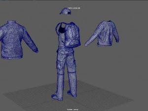 casual clothing pack 3D Model