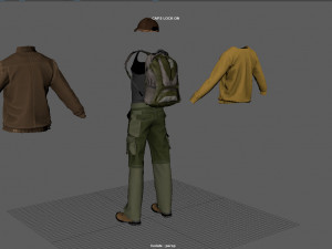 casual clothing pack Modello 3D