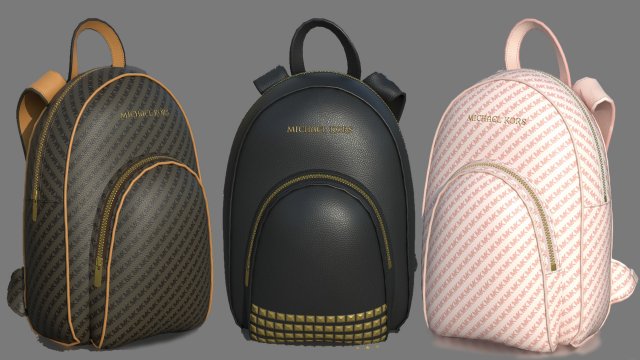 backpack woman 3Dモデル .c4d .max .obj .3ds .fbx .stl .blend 