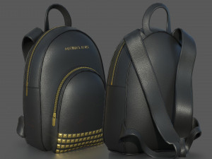 backpack woman 3Dモデル