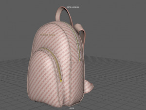 backpack woman 3Dモデル