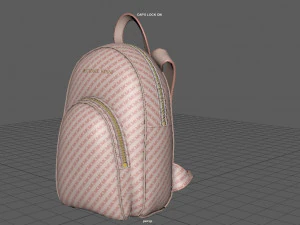 backpack woman 3D Model