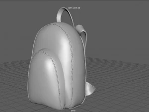 backpack woman 3D Model