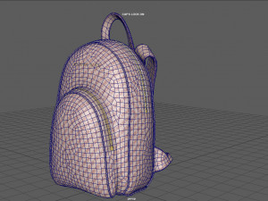 backpack woman 3Dモデル