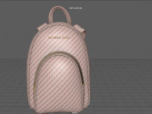backpack woman 3D Model