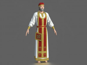 church priest clothing 3Dモデル