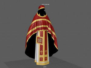 church priest clothing 3Dモデル