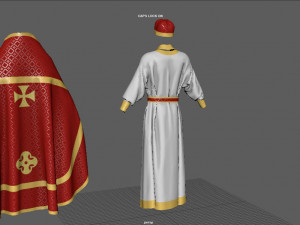 church priest clothing 3Dモデル