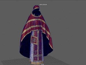 church priest clothing 3Dモデル