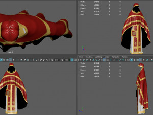 church priest clothing 3Dモデル