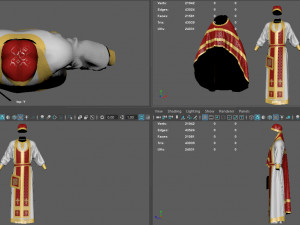 church priest clothing 3Dモデル