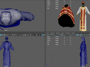 church priest clothing 3Dモデル