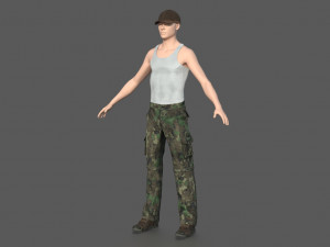 casual clothing pack 3D Model