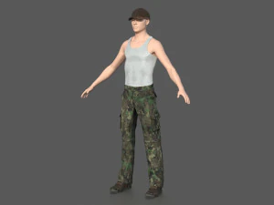 casual clothing pack 3D Model