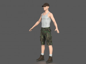 casual clothing pack 3D Model