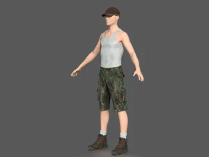 casual clothing pack 3D Model