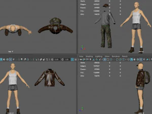 casual clothing pack 3D Model