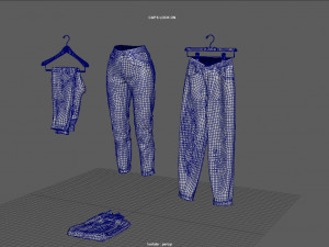 jeans pack 3D मॉडल