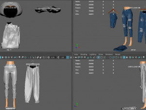 jeans pack 3D मॉडल
